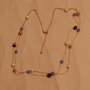 Talbots Beaded Chain Necklace